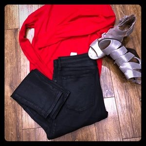 A&F Shiny black Skinny’s